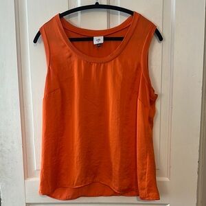 Cabi Women's Orange Sleeveless Top